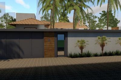 Casa no Tarumã Hípica Park em processo de construção